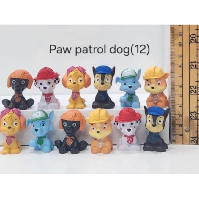 action figure paw patrol chibi set isi 12 kode s