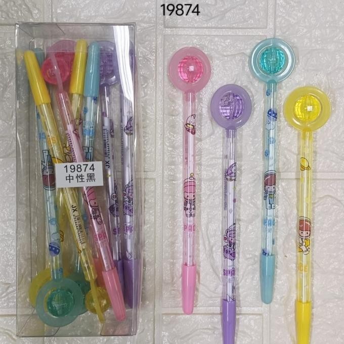 

pen gel kepala bola disko isi 12
