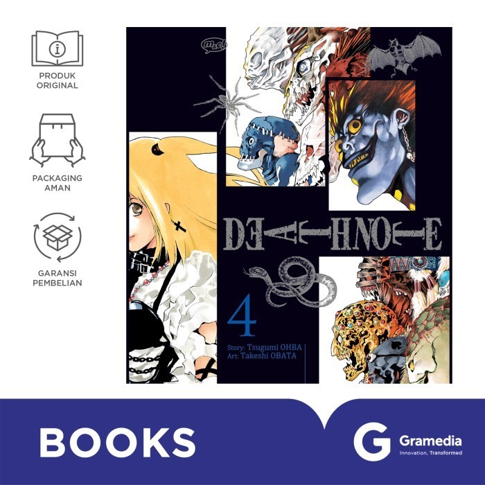 Komik Death Note New Edition Vol 4 (Tsugumi Ohba/Takeshi Obata)