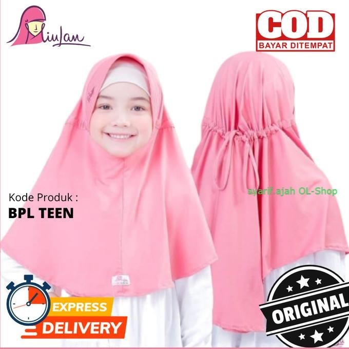BERGO MIULAN BPL TEEN KERUDUNG JILBAB SEKOLAH ANAK TK SD HIJAB INSTAN