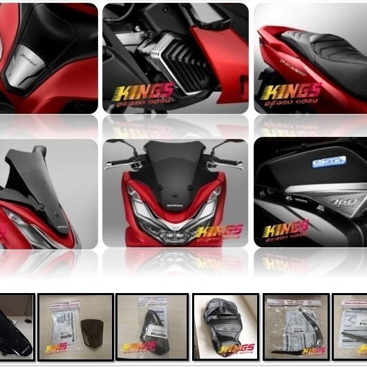 Paket Aksesoris Honda New Pcx 160 Pcx160 Original Hgp Plus Bonus Murah