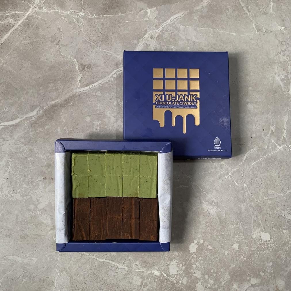 

Xiujank Nama Mix Matcha Milk Chocolate