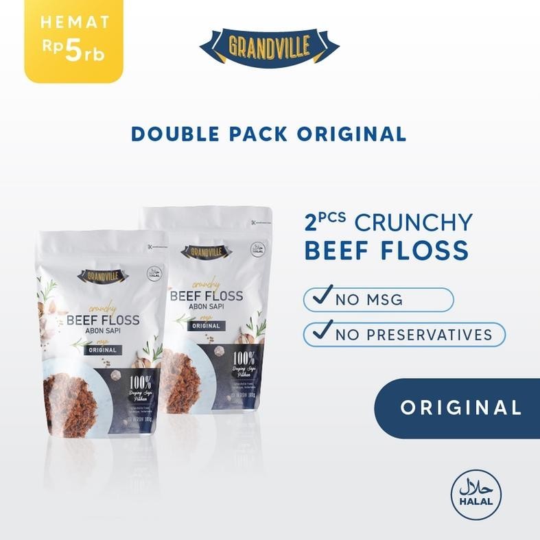 

Grandville Abon Sapi Crunchy Double Pack Original