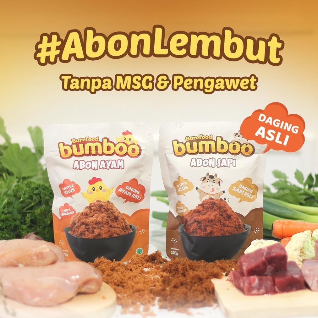 

Bumboo Abon Asli - Tekstur Lembut Mpasi Si Kecil - Sumber Protein - Tanpa Msg - Tanpa Pengawet