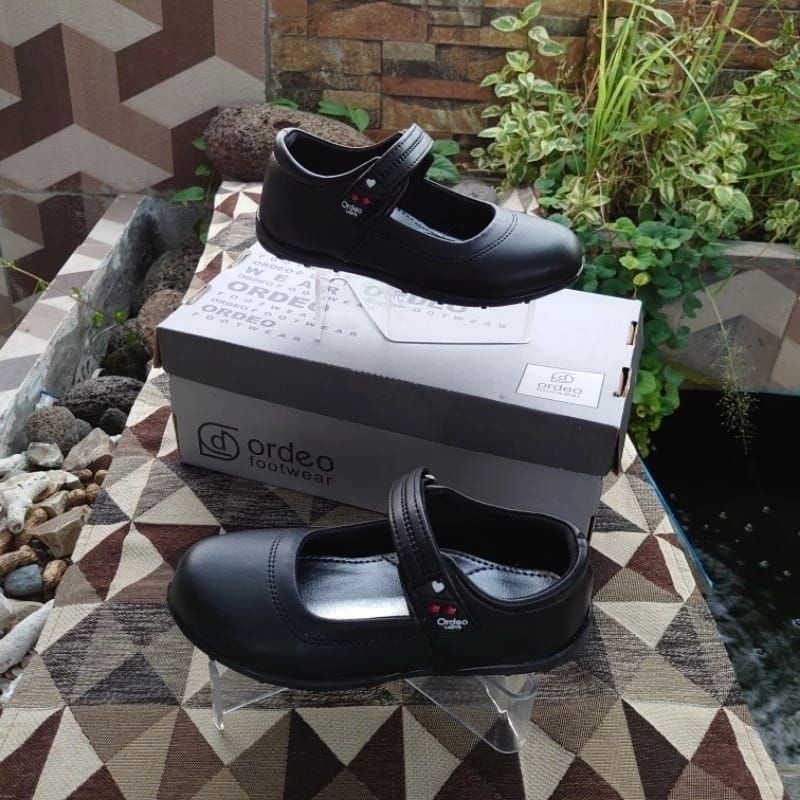 sepatu flat hitam pancus paskibra wanita hak datar uk 31-35 kwalitas premium terbaru kekinian