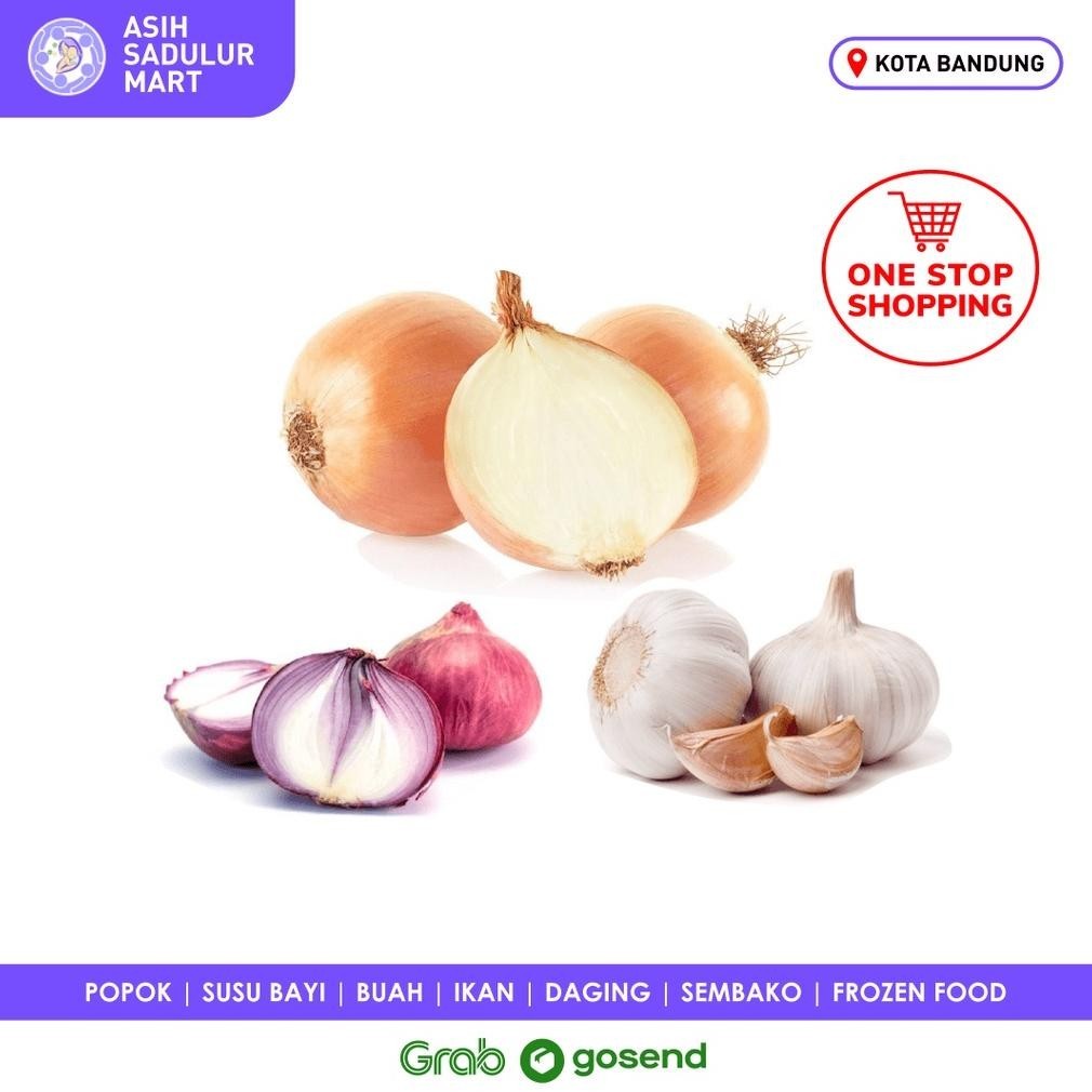 

Bawang 250Gr Bumbu Dapur - Bombai / Merah / Putih / Kembang / Daun Seledri Bandung
