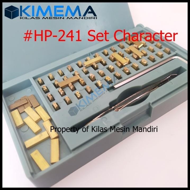 

TERBARU HP-241 HUALIAN SET BOX LETTERS FONT CHARACTER STAMP CODING 2X4X14.5