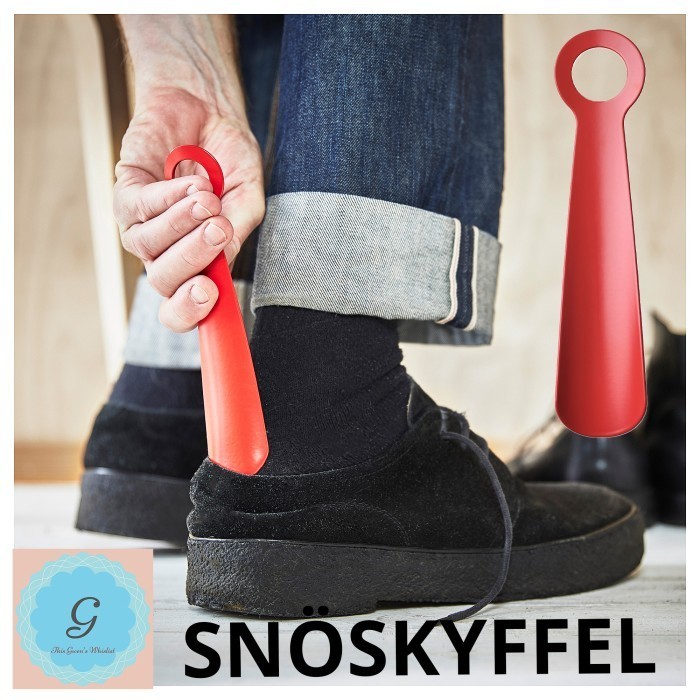 Sendok Sepatu Short Shoe Horn gagang pendek metal murah awet