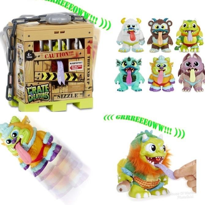 Terbaik Crate Creatures Surprise Flingers - Mainan Anak Original Pengiriman Cepat