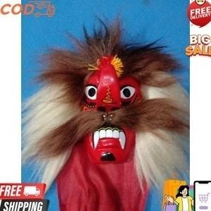 Ganongan Topeng Ganong Topeng Bujang Ganong Topeng Ganongan Anak Topeng Bujang Ganong Sintetis Tradi