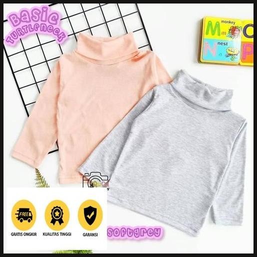 Flash Sale Baju Rajut Gaya Korea Pakaian Anak Perempuan Turtle Neck Sweater Turtleneck Rajut Anak Pe