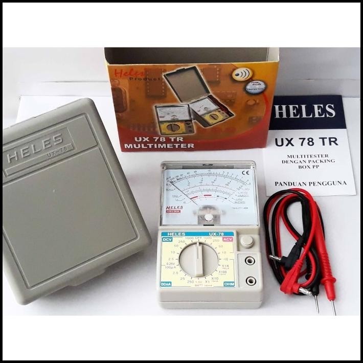 TERMURAH MULTITESTER HELES UX-78 TESTER ANALOG AVO METER HELES 