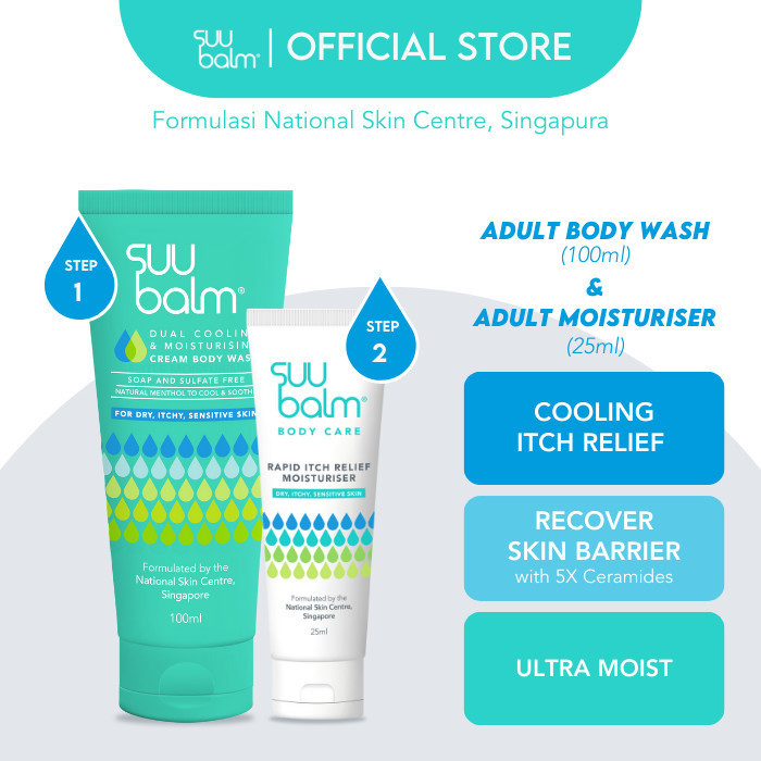 Travel Pack - Suu Balm Adult Body Wash 100Ml+Suu Balm Lotion 25Ml