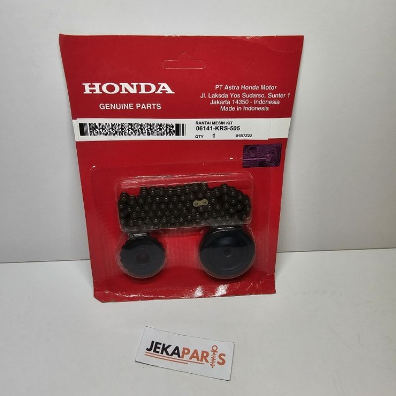 Rantai Keteng Rantai Timing Kampart Set Motor Supra Fit Legenda Revo Lama Supra Fit New KRS.