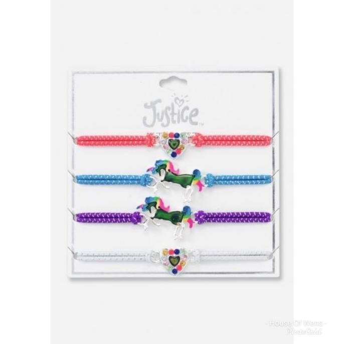 Justice Bff Mood & Unicorn Bracelet - Gelang Justice Stok Terbatas