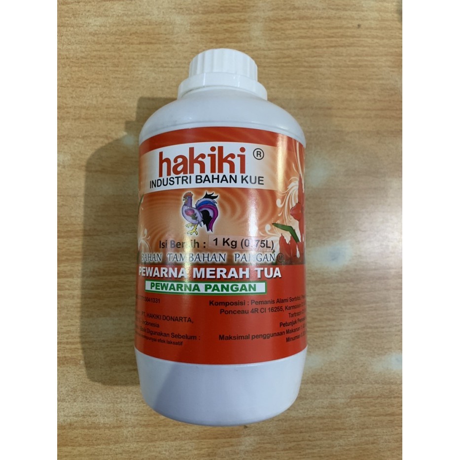

[DIAJENG SHOP] Pewarna Hakiki Merah tua 1 kg / pewarna makanan food coloring TERMURAH