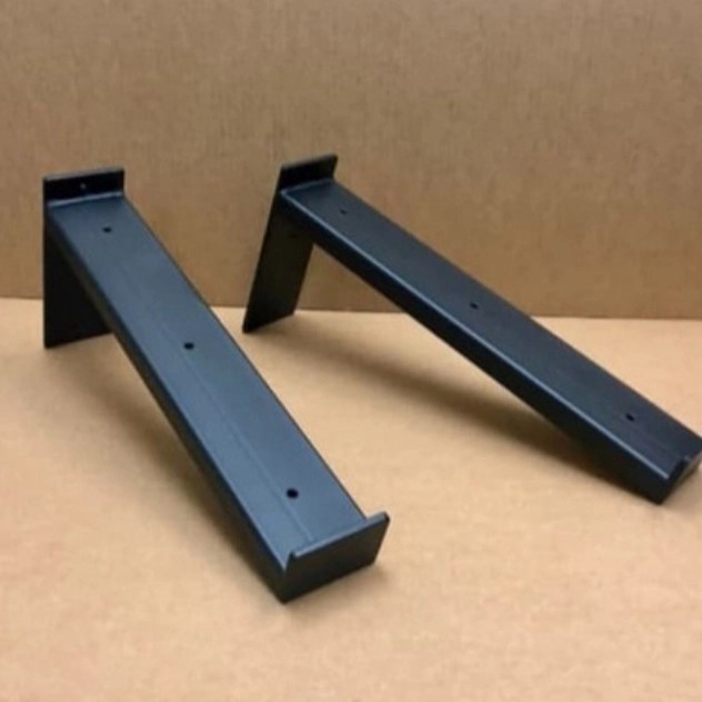 Rak Siku Besi Penyangga Papan Ambalan Besi Panjang 50Cm ( Sepasang )