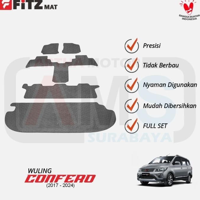 Karpet Busa Semi Karet Lantai Alas Mobil Wuling Confero By Fitz Star