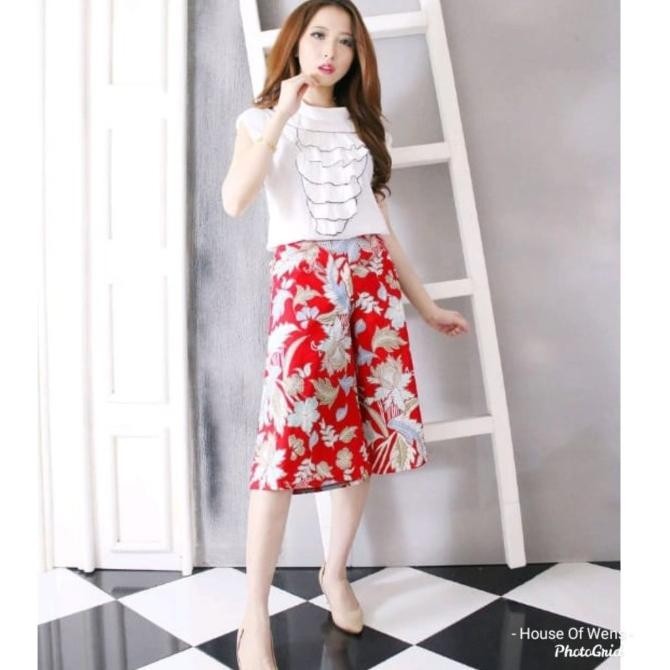 Terbaru Batik By Luwen - Kulot Batik - Celana Batik - Type 8 Original