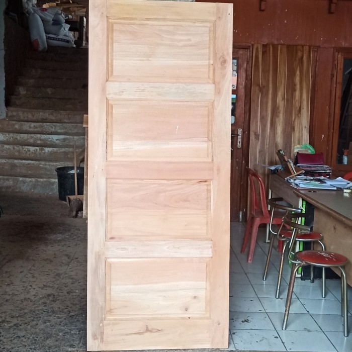 PINTU MAHONI CUSTOM + KUSEN PINTU