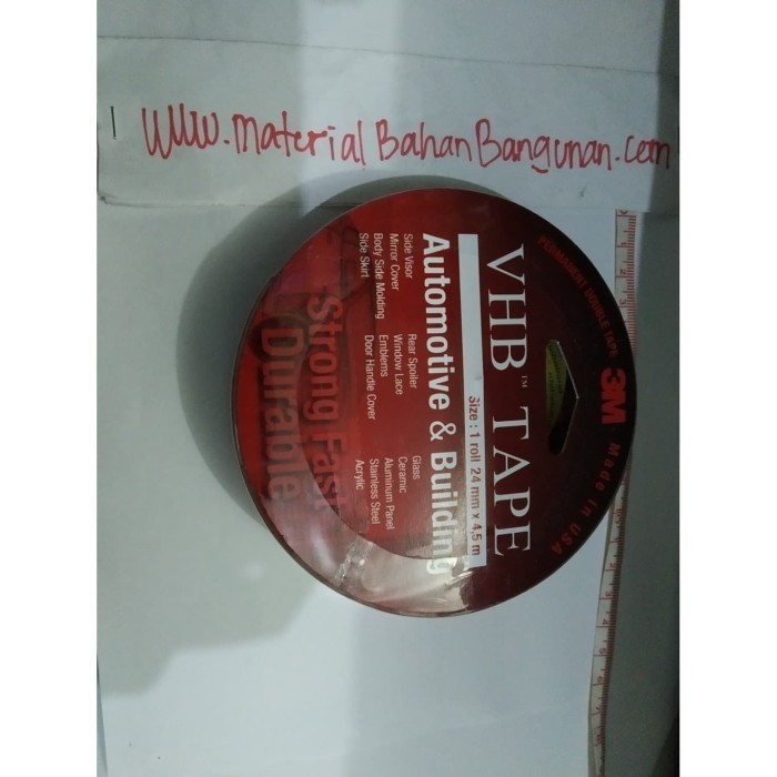 

Terbaru Mounting Foam Dobel Tape 2.4 X 450Cm Alat Perekat Kuat Kendaraan Depok Promo Terlaris