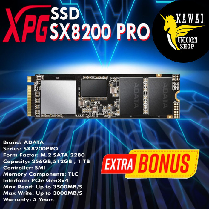 ADATA XPG SX8200 PRO 1TB M.2 PCIE NVME SSD 100% ORIGINAL ORIGINAL BEST QUALITY