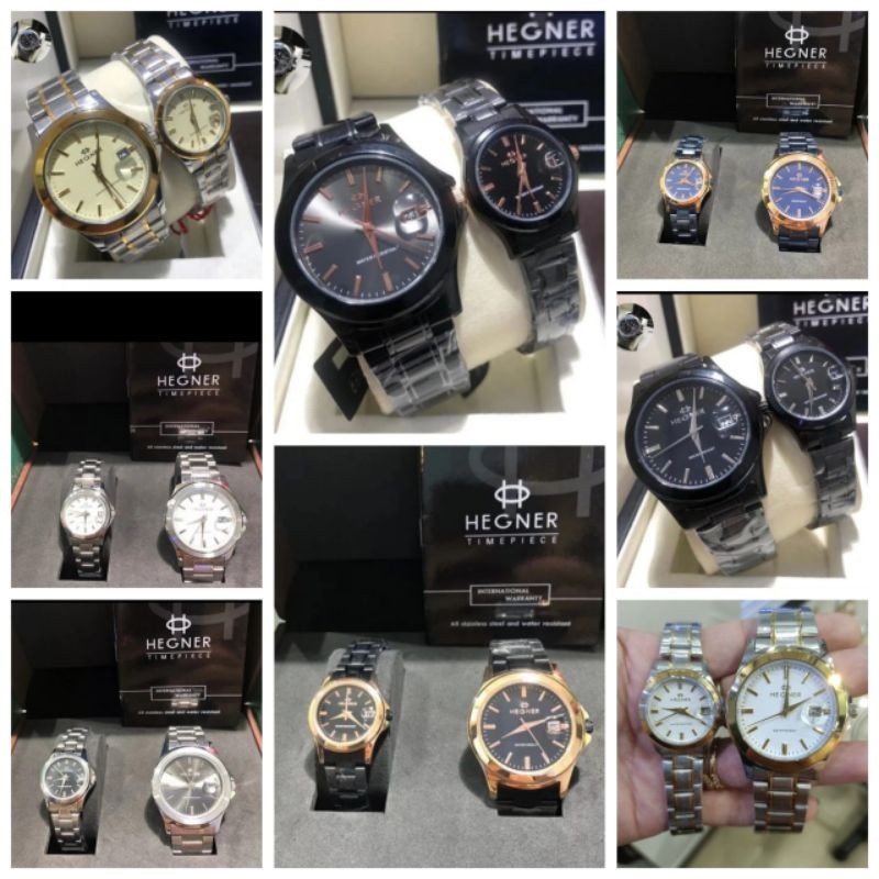 JAM TANGAN CAUPLE ORIGINAL HEGNER 223G-1/ 223L-1/ HW223G-1-223L-1/ HEGNER 223 ORIGINAL