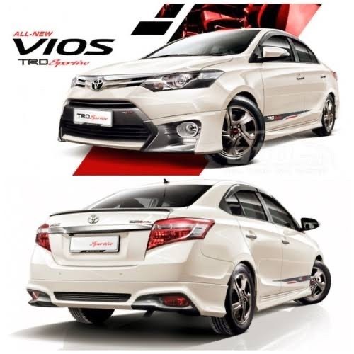 BODYKIT VIOS GEN 3 TRD PLASTIK ABS