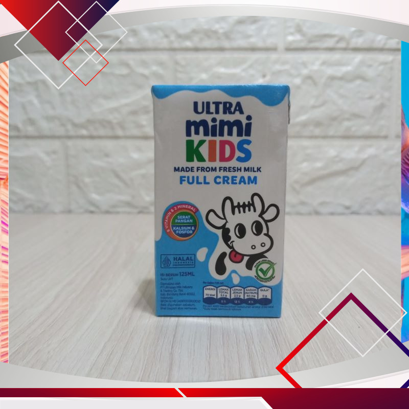 

Ultra Mimi Kids Susu UHT Full Cream 125ml .
