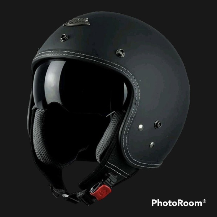 [ ORI] HELM ASCA BOMBER SOLID POLOS ROYAL RED DOP / HELM PILOT BOMBER