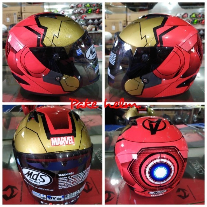 SALE HELM ANAK MDS IRON MAN LAKI LAKI