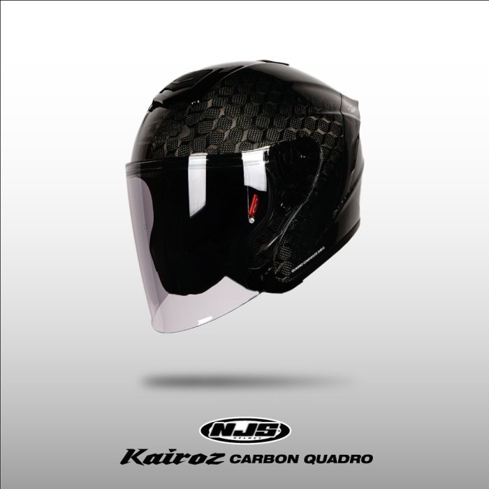 NJS KAIROZ CARBON QUADRO - HELM HALF FACE