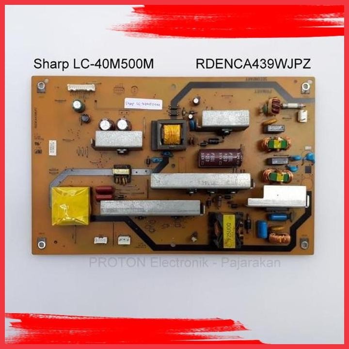 (BK PROT) PSU LED TV SHARP AQUOS LC-40M500M LC 40M500M BK 40M500 LC-40M500M-BK . POWER BOARD RDENCA4