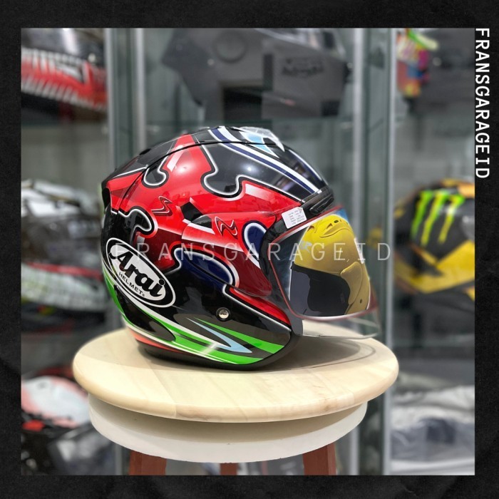 HELM TSR VZ RAM ARA NAKANO SURIKEN SNI DOT HALF FACE