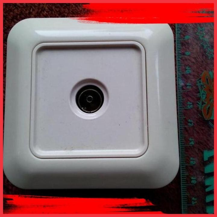 (BK PROT) GLSR SOCKET JACK COLOKAN KABEL ANTENA TV TEMBOK MODEL TANAM BROCO KWALITAS TERPERCAYA SNI 