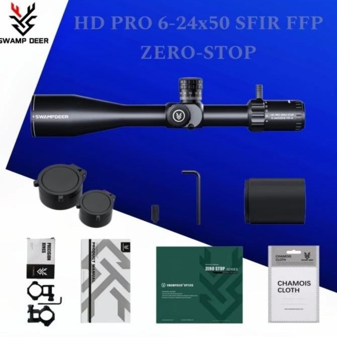 Teleskop Swampdeer Hd Pro 6-24X50 Sfir Ffp Zero-Stop