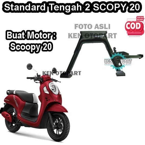 Terlaris Standar Tengah Motor Scoopy 2020-2023 / Standar Dua 2 Motor Scoopy 20