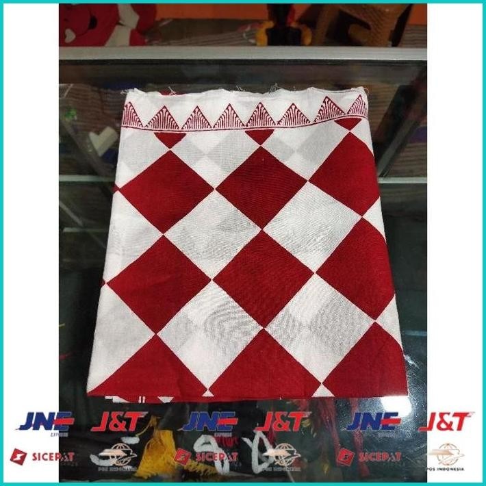 BISMILLAH JARIK POLENG BALI 2 WARNA UTUH WERKUDORO ASLI / SARUNG BALI / UDENG BALI / BARONGAN / REOG