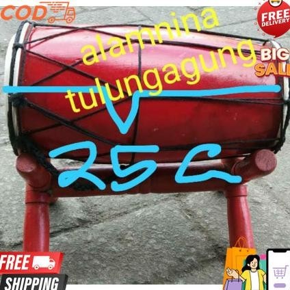 New kendang gendang Jawa alat musik tradisional Tradisional