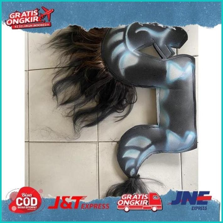 [Cuci Gudang] (Bisa Cod)Kuda Lumping +-70Cm Full Rambut Panjang/Jaranan/Foto Asli/Awet