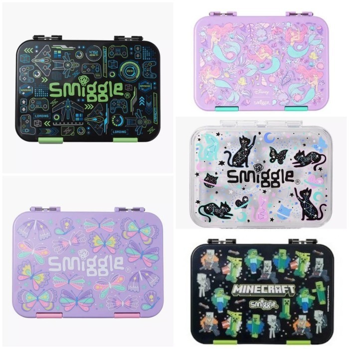 SMIGGLE BENTO BOX/ TEMPAT MAKAN SMIGGLE/KOTAK MAKAN/ORI/KADO
