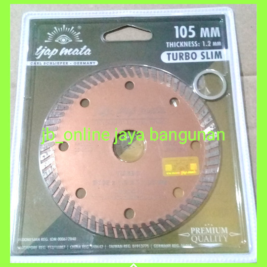 Asiya Mata Gerinda Granit Keramik Beton Cap Mata Jaminan Ori, Turbo Slim