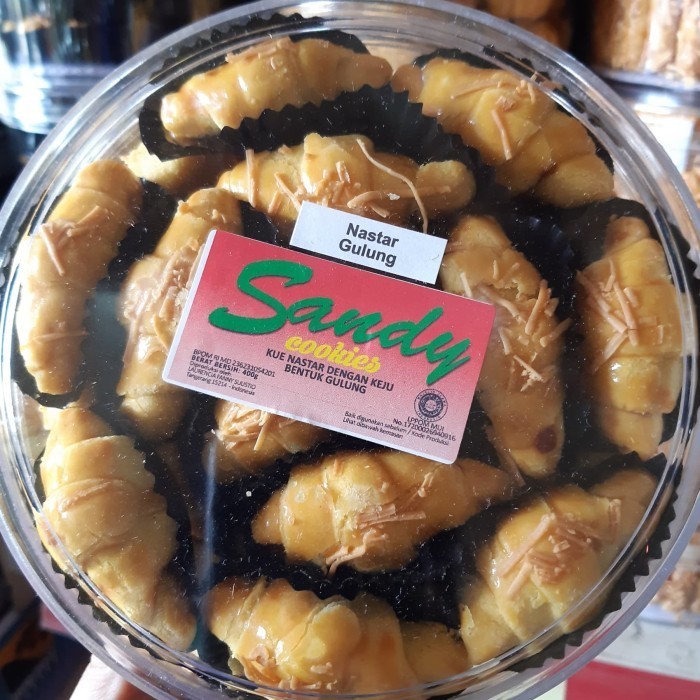 NASTAR GULUNG/KUE KERING/PAKET LEBARAN/SANDY 400GR