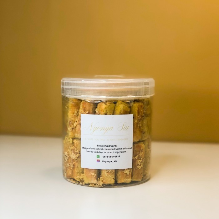 KUE KERING KASTENGEL / KASTENGELS KEJU FULL BUTTER JAR 500 ML