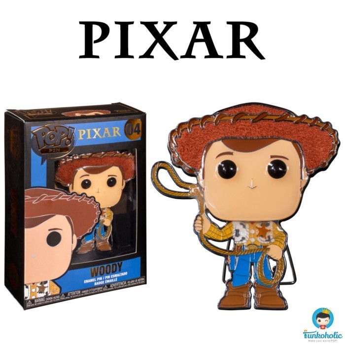 Ready Funko POP Pins Disney Pixar Toy Story - Woody Large Enamel Pin #4