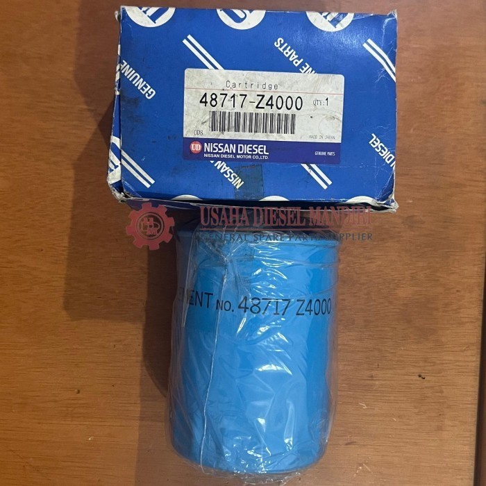 UD Trucks Oil Filter Cartridge Nissan Diesel Asli Jepang 48717-Z4000 48717 Z4000 TZA50 TZA52 TZA520 