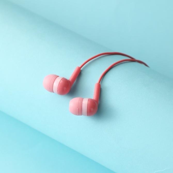 MINISO Earphones 3.5mm Model 22E14 - In-Ear Wired, Warna Cerah, Kualitas Terbaik
