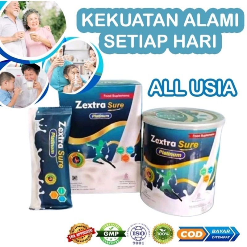 

ZEXTRA SURE GOLD MILK SUSU VITAMIN NYERI OTOT DAN SENDI KERAM KEBAS KESEMUTAN ORIGINAL USA