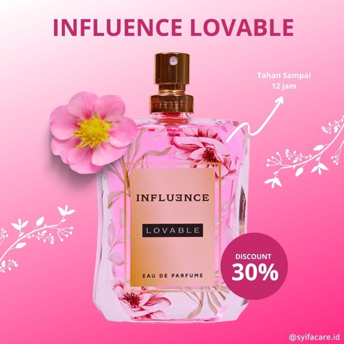 Parfume Influence Lovable Parfum Wanita Minyak Wangi EDP Original BPOM