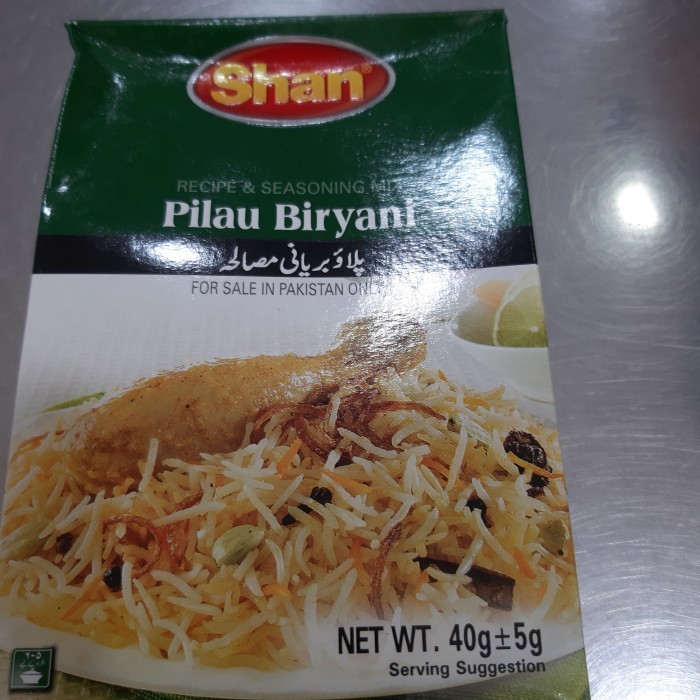 

```````] shan pilau biryani 45 gm